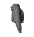 Soffe 1489C CURVES QTRZIP HOODIE in Gunmetal 017 side view