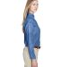 8966 UltraClub® Ladies' Long-Sleeve Cotton Cypres in Indigo side view