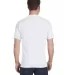 5180 Hanes Beefy-T White back view