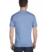 5180 Hanes Beefy-T Light Blue back view