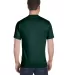 5180 Hanes Beefy-T Deep Forest back view
