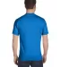 5180 Hanes Beefy-T Blue Bell Breeze back view
