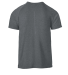 Soffe 2554MU MENS WARRIOR SS TEE in Black rinse heather wv2 back view