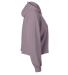 Soffe 5639C CURVES CROP HOODIE in Chalk purple 579 side view