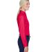 8976 UltraClub® Ladies' Whisper Twill Blend Woven in Red side view