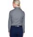 8976 UltraClub® Ladies' Whisper Twill Blend Woven in Graphite back view