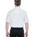 8977 UltraClub® Adult Whisper Twill Blend Short-S in White back view