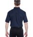 8977 UltraClub® Adult Whisper Twill Blend Short-S in Navy back view