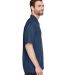 8980 UltraClub® Men's Blend Cabana Breeze Camp Sh in Navy side view