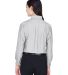 8990 UltraClub® Ladies' Classic Wrinkle-Free Blen in Charcoal back view