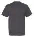 5190 Hanes® Beefy®-T with Pocket Charcoal Heather back view
