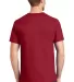 5190 Hanes® Beefy®-T with Pocket Deep Red back view