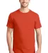 5190 Hanes® Beefy®-T with Pocket Orange front view