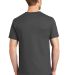 5190 Hanes® Beefy®-T with Pocket Smoke Grey back view