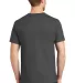 5190 Hanes® Beefy®-T with Pocket Smoke Grey back view