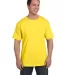5190 Hanes® Beefy®-T with Pocket Yellow front view