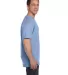 5190 Hanes® Beefy®-T with Pocket Light Blue side view