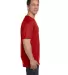 5190 Hanes® Beefy®-T with Pocket Deep Red side view