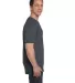 5190 Hanes® Beefy®-T with Pocket Charcoal Heather side view