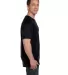 5190 Hanes® Beefy®-T with Pocket Black side view
