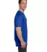 5190 Hanes® Beefy®-T with Pocket Deep Royal side view