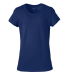 Soffe 6560V JRS SHORT SLEEVE CREW in Navy 410 front view