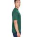 8400 UltraClub® Men's Cool & Dry Sport Mesh Perfo in Forest green side view
