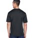 8400 UltraClub® Men's Cool & Dry Sport Mesh Perfo in Black back view