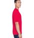 8400 UltraClub® Men's Cool & Dry Sport Mesh Perfo in Red side view