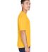8400 UltraClub® Men's Cool & Dry Sport Mesh Perfo in Gold side view