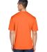 8400 UltraClub® Men's Cool & Dry Sport Mesh Perfo in Orange back view