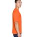 8400 UltraClub® Men's Cool & Dry Sport Mesh Perfo in Orange side view