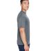 8400 UltraClub® Men's Cool & Dry Sport Mesh Perfo in Charcoal side view