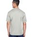 8400 UltraClub® Men's Cool & Dry Sport Mesh Perfo in Grey back view