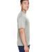 8400 UltraClub® Men's Cool & Dry Sport Mesh Perfo in Grey side view