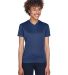 8400L UltraClub® Ladies' Cool & Dry Sport V Neck  in Navy front view