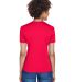 8400L UltraClub® Ladies' Cool & Dry Sport V Neck  in Red back view