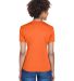 8400L UltraClub® Ladies' Cool & Dry Sport V Neck  in Orange back view
