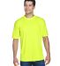 8420 UltraClub Men's Cool & Dry Sport Performance  in Bright yellow front view