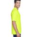 8420 UltraClub Men's Cool & Dry Sport Performance  in Bright yellow side view