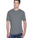 8420 UltraClub Men's Cool & Dry Sport Performance  in Charcoal front view