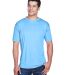 8420 UltraClub Men's Cool & Dry Sport Performance  in Columbia blue front view