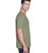 8420 UltraClub Men's Cool & Dry Sport Performance  in Military green side view