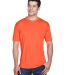 8420 UltraClub Men's Cool & Dry Sport Performance  in Orange front view