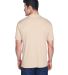 8420 UltraClub Men's Cool & Dry Sport Performance  in Sand back view