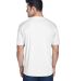 8420 UltraClub Men's Cool & Dry Sport Performance  in White back view