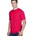 8420 UltraClub Men's Cool & Dry Sport Performance  in Red side view