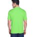 8420 UltraClub Men's Cool & Dry Sport Performance  in Lime back view