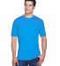 8420 UltraClub Men's Cool & Dry Sport Performance  in Pacific blue front view