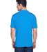 8420 UltraClub Men's Cool & Dry Sport Performance  in Pacific blue back view